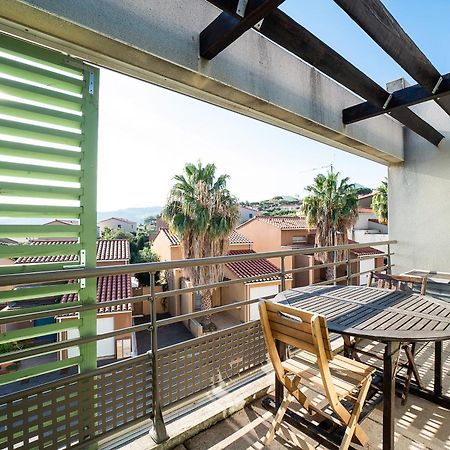 Апартаменты Al Balco Catala - Appt Avec Terrasse Et Piscine Коллиур Экстерьер фото