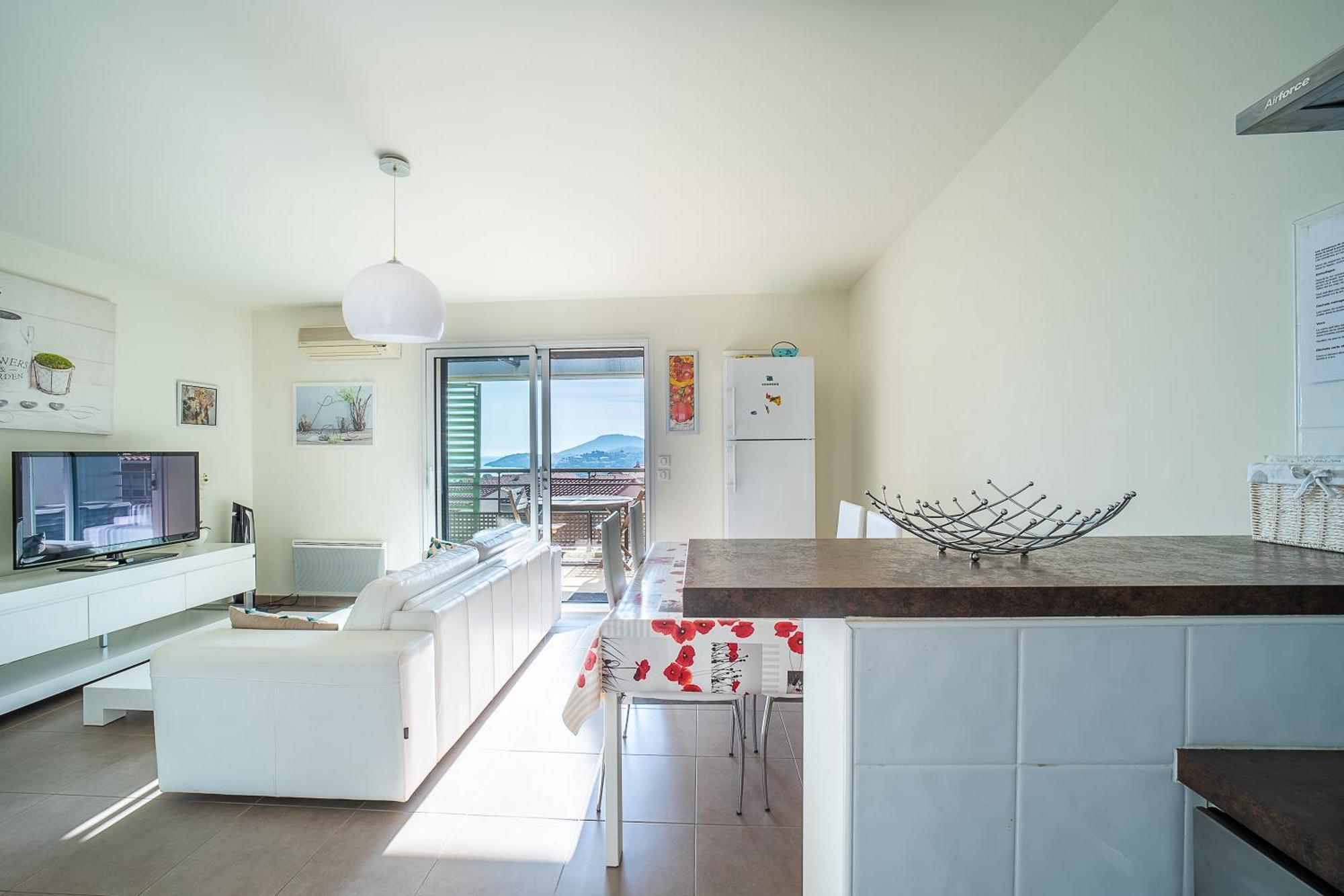 Апартаменты Al Balco Catala - Appt Avec Terrasse Et Piscine Коллиур Экстерьер фото